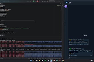 build a python telegram bot or web scraper