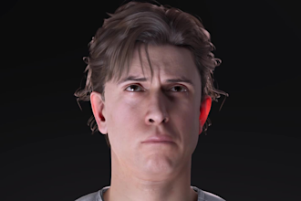 create a 3d human model
