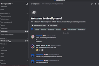 create a discord server for you