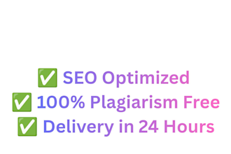 write SEO health and wellness blog articles
