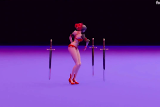 create 3d game character animation 3d stylized model rig ue5 unity unreal engine