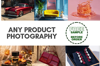 do ultra realistic ai product photography and mockup