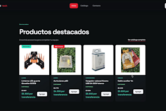 design a modern e commerce website for your business