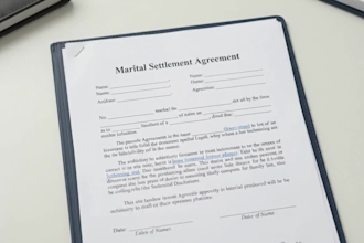 draft US divorce agreement, parenting plan, and custody petition