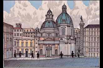 draw illustrations or sketches of your house and buildings