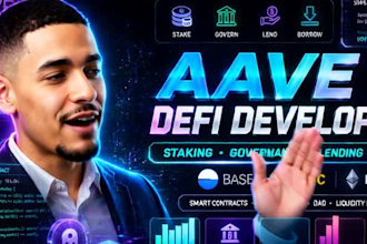develop aave staking goverence lending borrowing base bsc ethereum