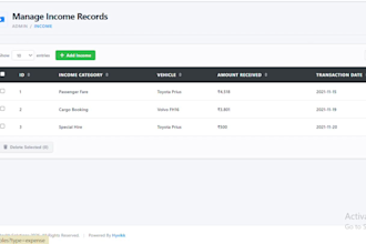 develop vehicle rental management software
