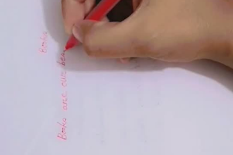 handwrite noties and letters