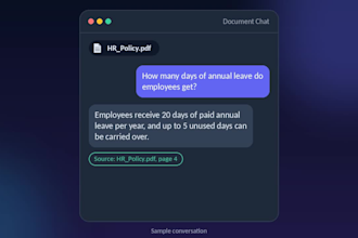 build an ai chatbot for your documents