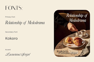 design complete premium branding for your cafe