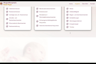 design a modern, responsive one page website in wordpress