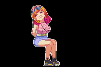 create pixel art character for video game and animation pixel art game animation