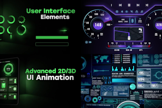 design premium cinematic UI motion and product animation for saas and tech