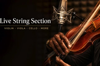 record a professional live string section violin, viola, cello and more