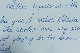 do stylist handwriting on paper