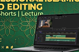 edit viral islamic waz, naat, gojol and reels for youtube shorts