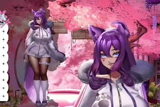 design and rig a custom live2d vtuber model or live2d vtuber character