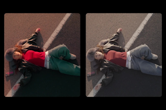 do professional video color grading