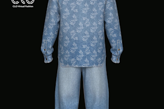 create 3d garment design in clo3d and marvelous designer