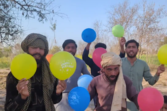 record an energetic birthday wish video