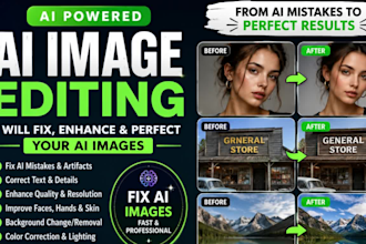 fix ai images, correct ai mistakes, and enhance photo quality
