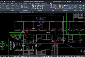design hvac system with load calculation in hap and detailed autocad drawings