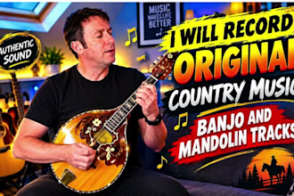 record professional quality banjo, mandolin, guitar, bouzouki, for you