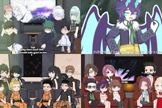 create gacha skits, reaction, series video