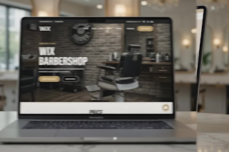 do wix salon landing page wix barbershop website