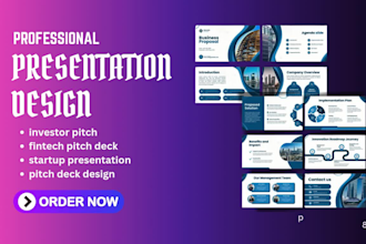 improve startup investor ready pitch deck redesign fintech founder winning ppt