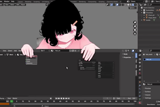 create 2d rigging, 3d humanoid vtuber model  character for vrchat vtuber debut