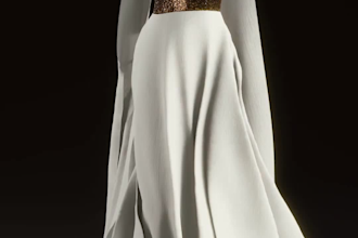 create realistics 3d garment in clo3d from sketch tech pack or reference