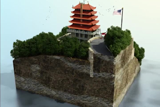 design 3d environmental dioramas and miniature landmark blocks
