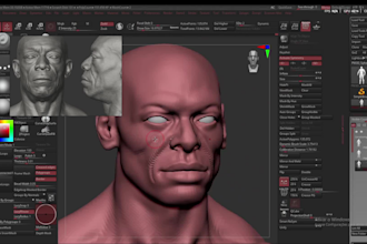 sculpt custom 3d model, 3d action figures and children toys for 3d printing
