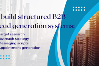 generate b2b leads and book qualified appointments for you