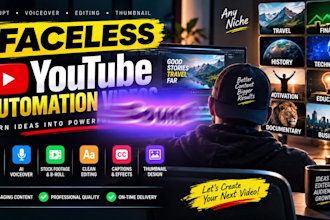 create faceless youtube automation videos