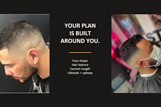 recommend the best haircut and beard style for your face shape