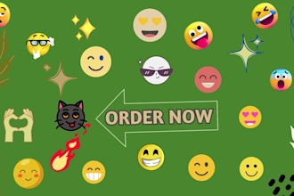 design animated stickers agbalumon emoji for whatsapp