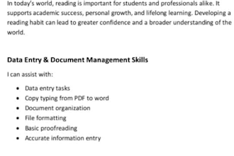 type and format documents in ms word and powerpoint