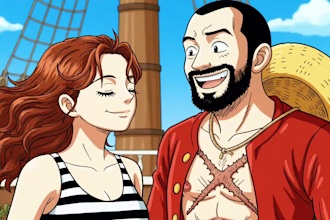 create a custom anime opening scene in one piece style