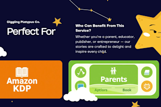 write a professional childrens story ebook for kid