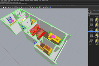 2d and 3d rendering designs