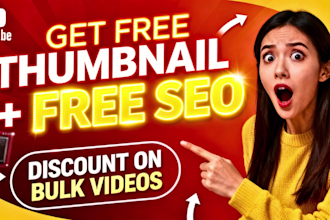 create faceless youtube videos with free thumbnail and SEO