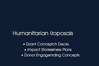 write professional concept notes and proposals