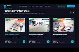 do 3d web development and modern interactive website design