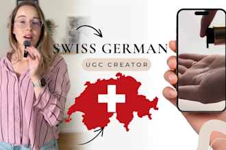 create swiss german ugc videos for tech and gaming brands