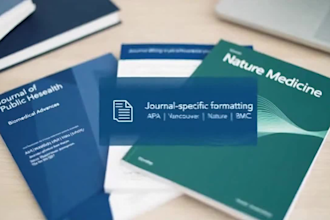 edit and format your research manuscript for journal publication