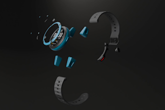 create a realistic 3d product display and promotional mockup