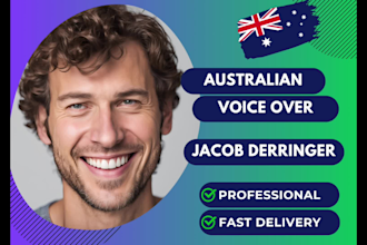 record a professional australian explainer voice over