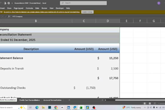 do bank, account, and credit card reconciliation